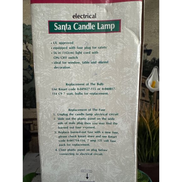 Vintage Electrical Santa Claus Christmas Table Lamp - Picture 11 of 15